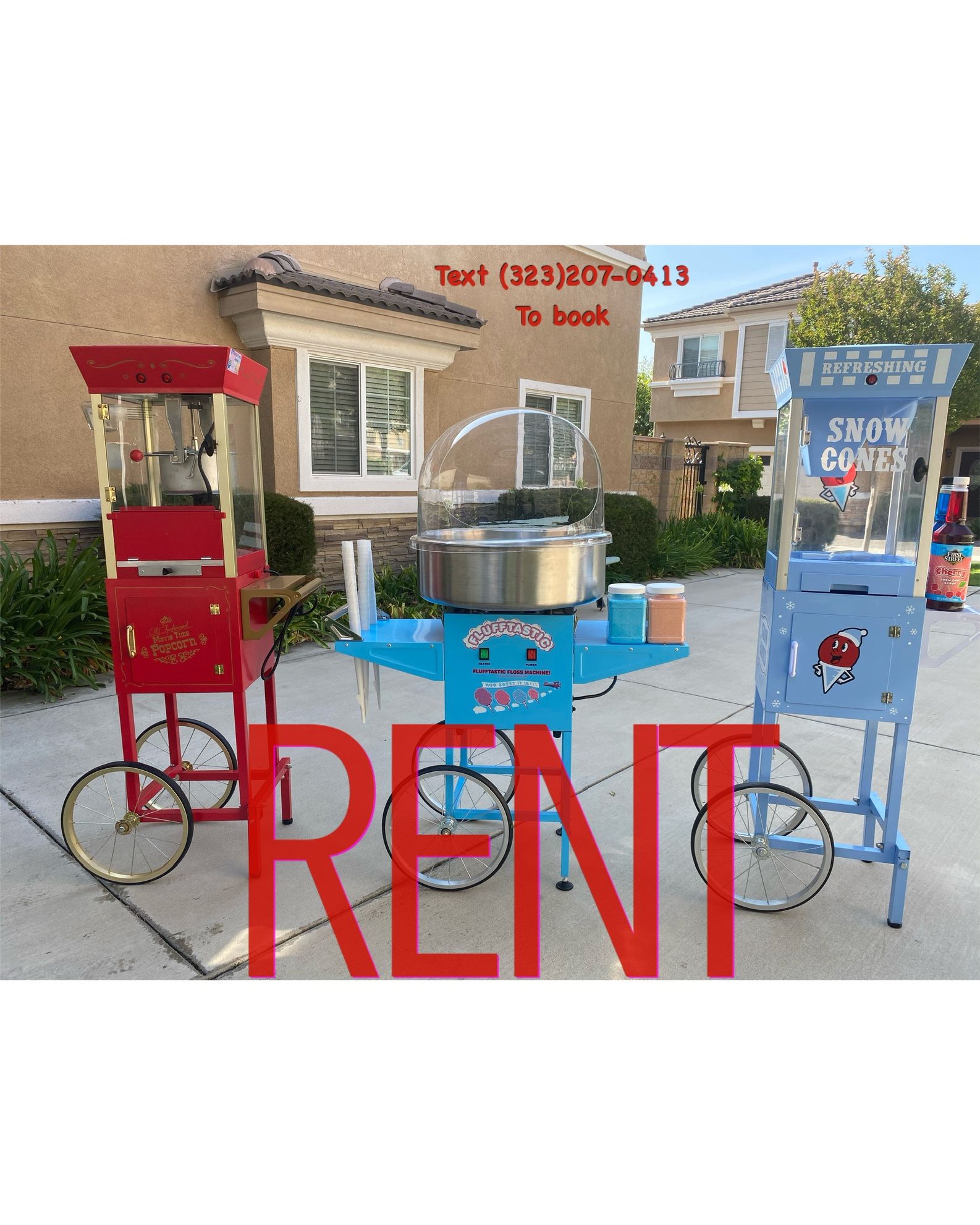 Snow Cone Machine / Cotton Candy / Popcorn Machine