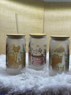 Coffee Lovers Glass Beer Can