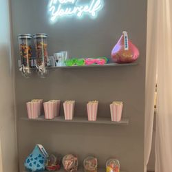 Custom Candy / Champagne Wall Backdrop – Handmade Treat Display – Foldable Option Available