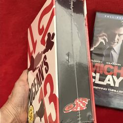 Lot NEW & SEALED OCEAN 11 12 13 BOX SET MICHAEL CLAYTON George Clooney ‼️ Entire OOP DVD Collection MUST GO ‼️ 