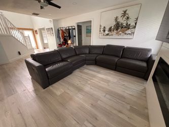 Free leather sofa