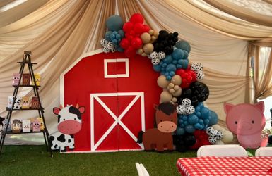 Barn Backdrop Farm Backdrop