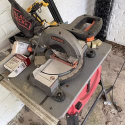 Table Saw And Miter  Saw