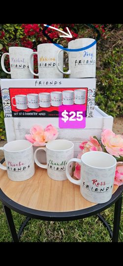 Friends TV Show Coffee Mug Set of 6* - Friends Themed Gifts -