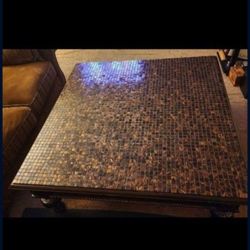 Large 4ft X 4ft Mosaic Tile Coffee Table