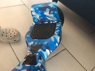 Used navy blue and with blue tooth and with charger In an case blue tooth speaker
