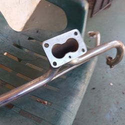 Vw Chrome Manifold With Wide Carburetor Base