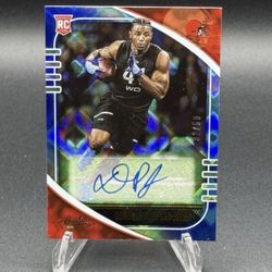 2020 Absolute Blue Spectrum #134 Donovan Peoples-Jones Auto RC #/50