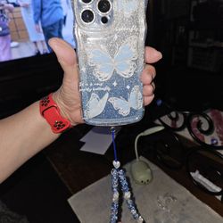 Glass Beads Phone Chain