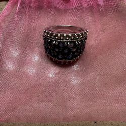 Ring With London Topaz