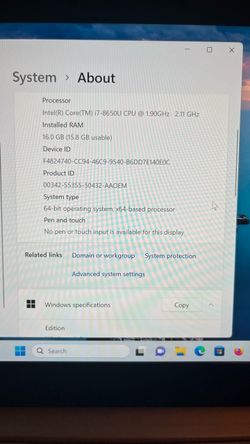 Lenovo Thinkpad T480s Laptop