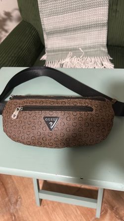 Guess Tan Black Belt Bag