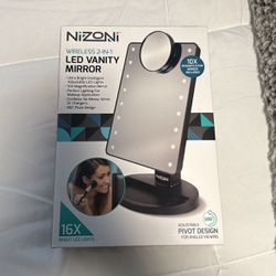 Wireless Two And One Led Vanity Mirror. 