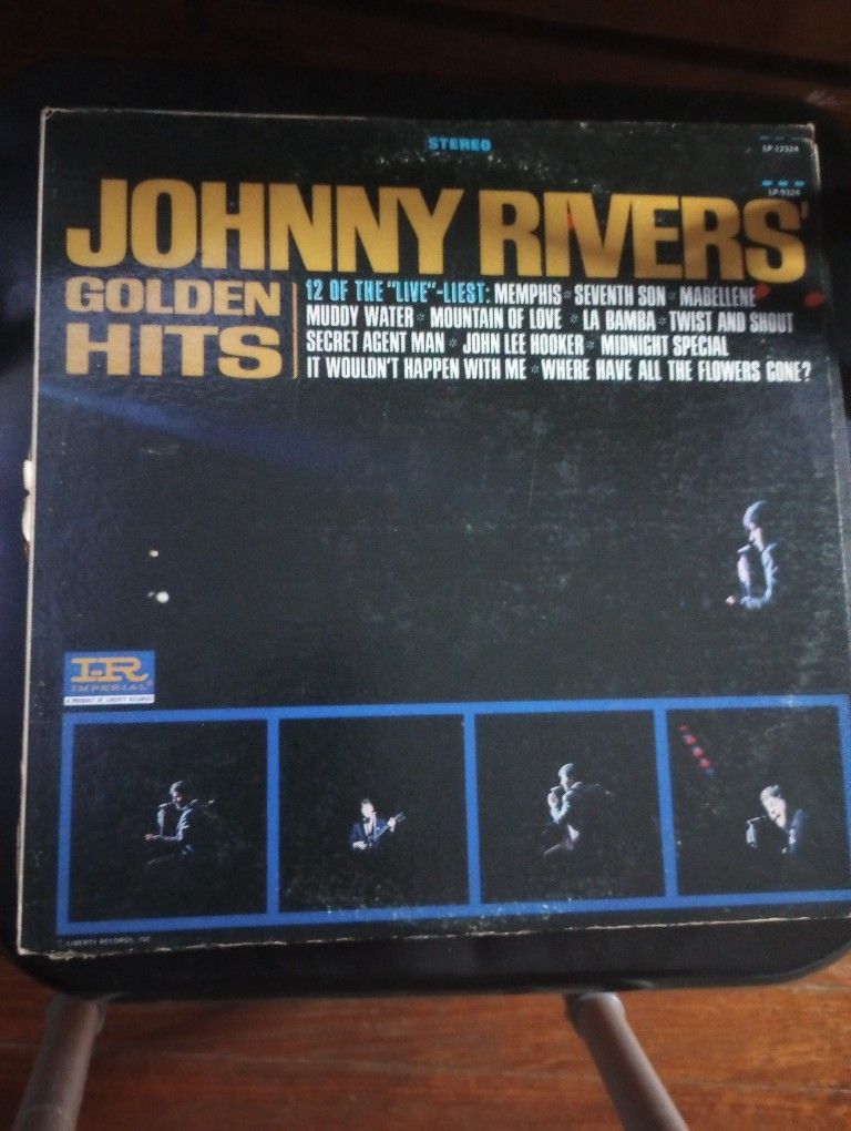Johnny Rivers Golden Hits 12" Vinyl Record