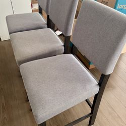 Grey Bar Stools 