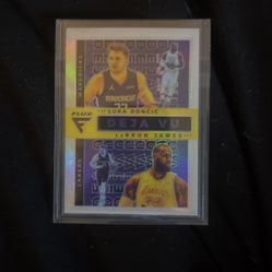 2020 Flux Deja Vu Silver Luka Doncic And LeBron James