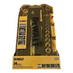 DEWALT Socket Set (1/4-Inch & 3/8-Inch Drive)