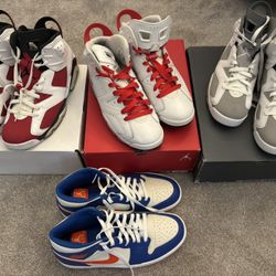 4 Pairs Of Jordans Men Size 11