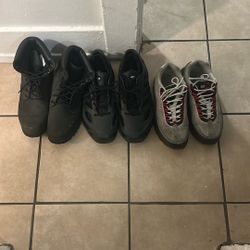 Used shoes. 15 Dollars Apiece. Timbaland Adidas And Airmax Size 10.5