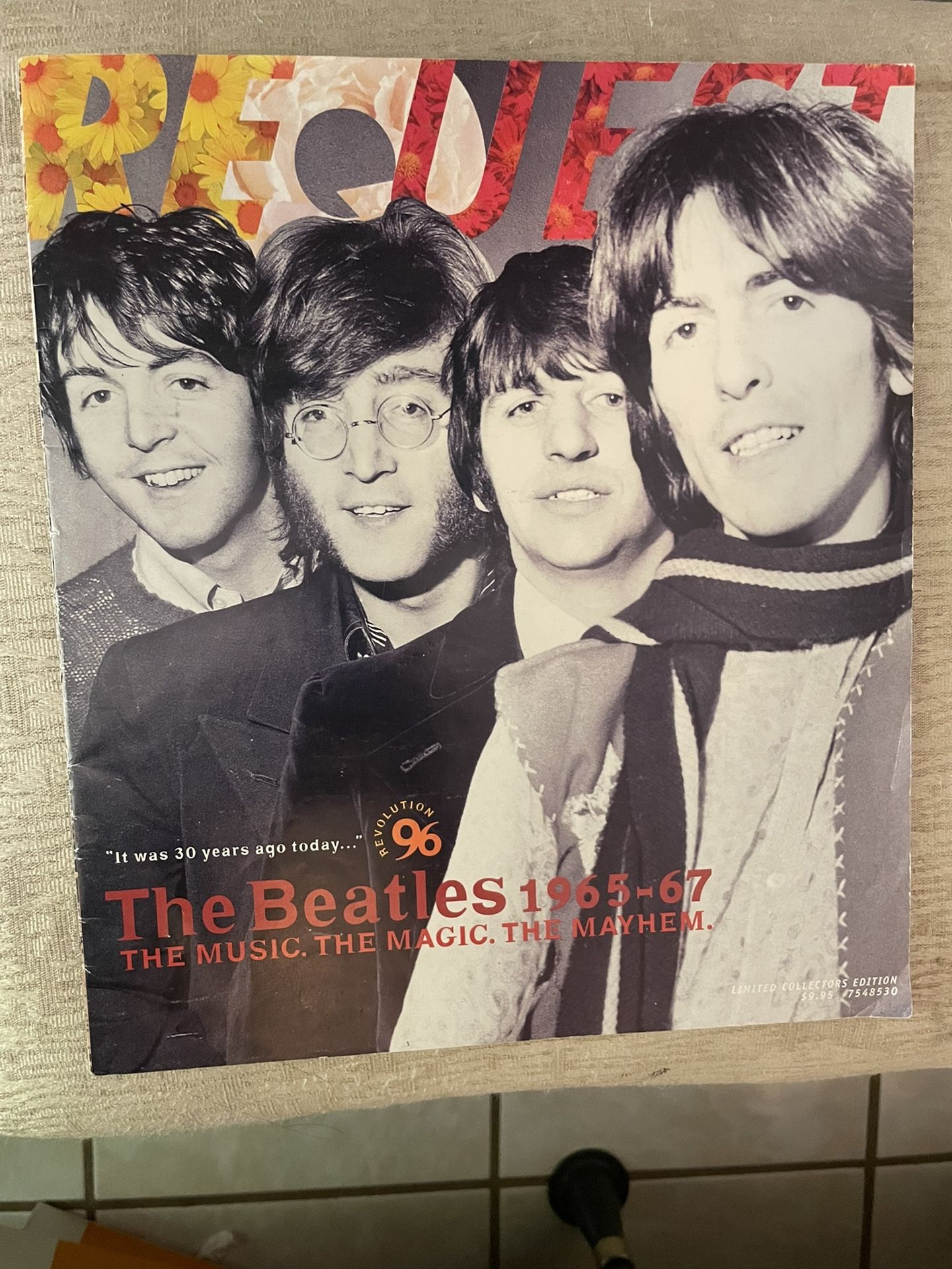 The Beatles Request 1996 Magazine