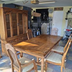 Solid Wood Dining Set 