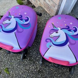Ride-On Scooter Suitcase for Kids
