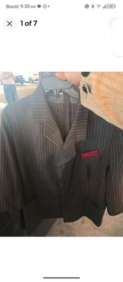 Sack Coat 1800s Style Inspired  Brown Pinstriped Mens Jackets Fits Like A 40