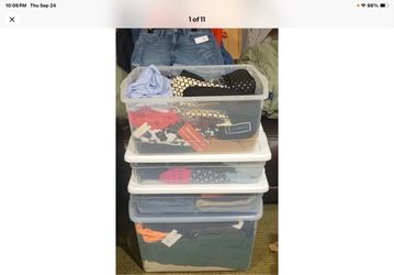 Bulk Men’s women’s kids clothing , good brands $2