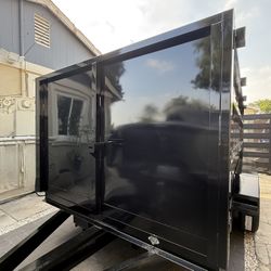 New 8x4x12 Hydraulic Utility Dump Trailer 