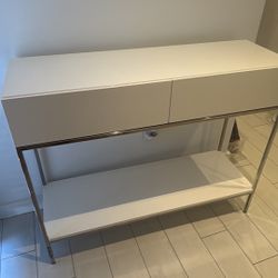 West Elm Lacquer Storage Console Table