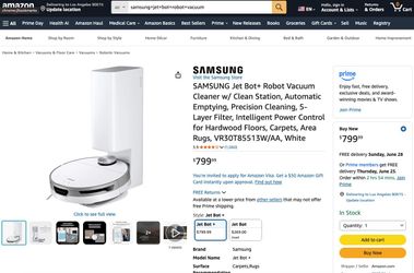 Samsung Jet Bot + Robot Vacuum