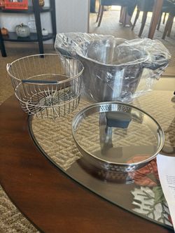 Kuhn Rikon 4-quart S/S Straining Stock Pot w/ Steamer Basket