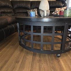 Recliner Sectional & Coffee table