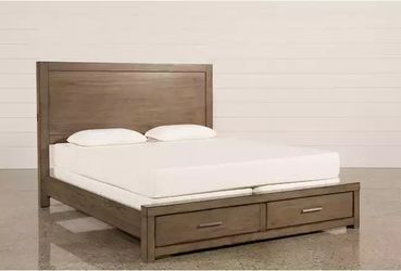 Used Eastern King Bed with storage and USB