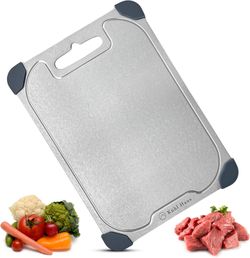 Titanium Cutting Board Kühl Haus KH0001 Non Slip Juice Groove Kitchen Board