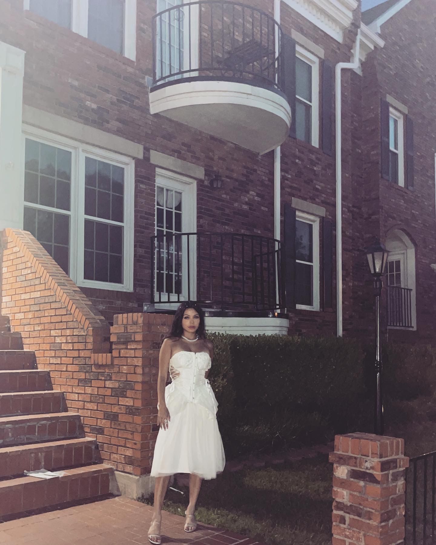 White Women Long Length Tutu Puffy Skirt 