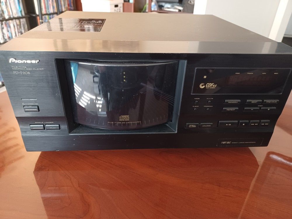 Pioneer 101 Disc Player PD-F908