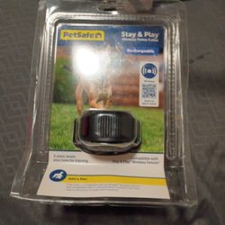 Pet safe Stay & Play Wireless Fence Collar