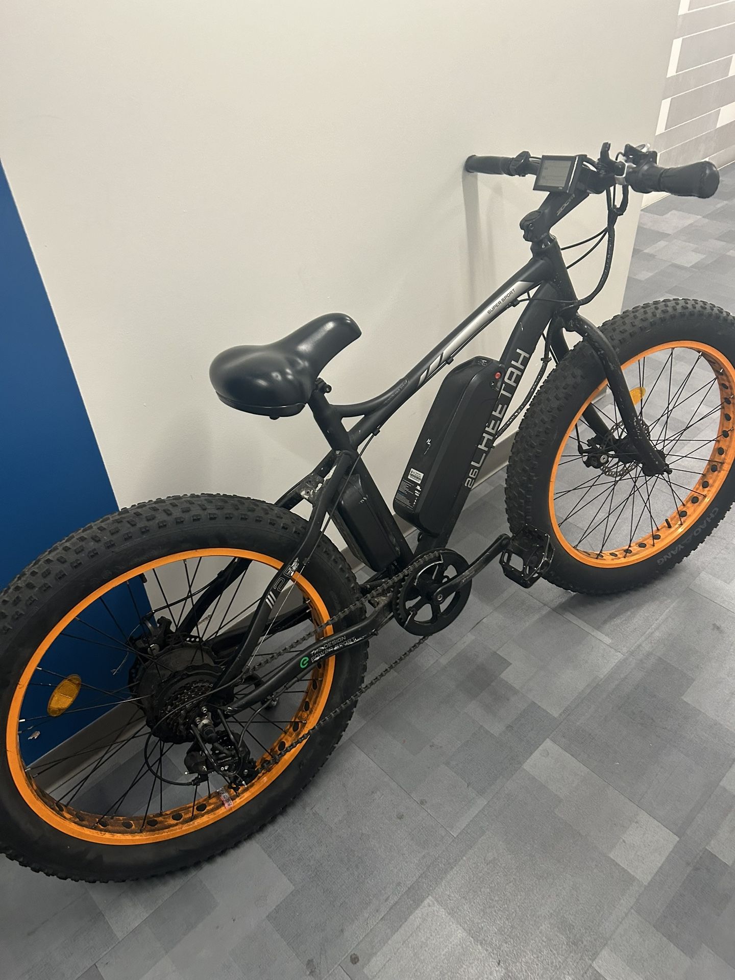 26” CHEETAH SUPER SPORT ELECTRIC BIKE