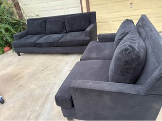 Black couches