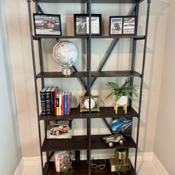 BookShelf  Wood And Wrought iron 