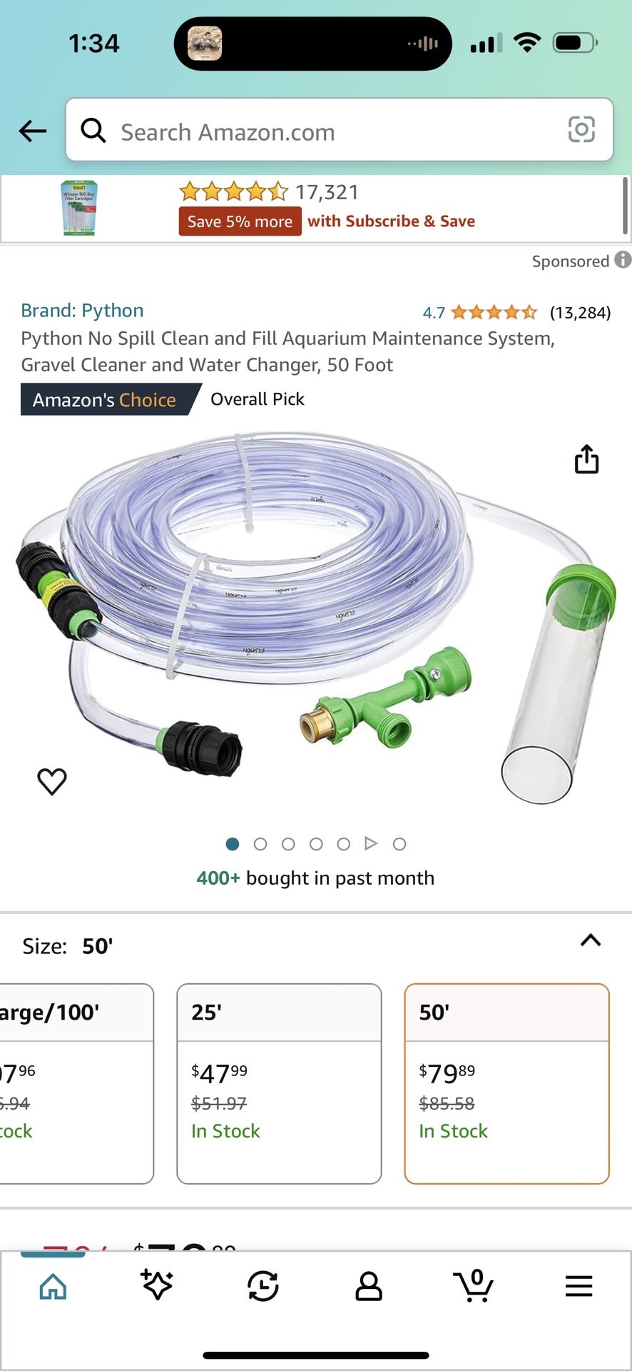 Python Water Changer And Gravel Cleaner