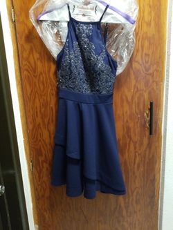 Blue Formal Party Dress