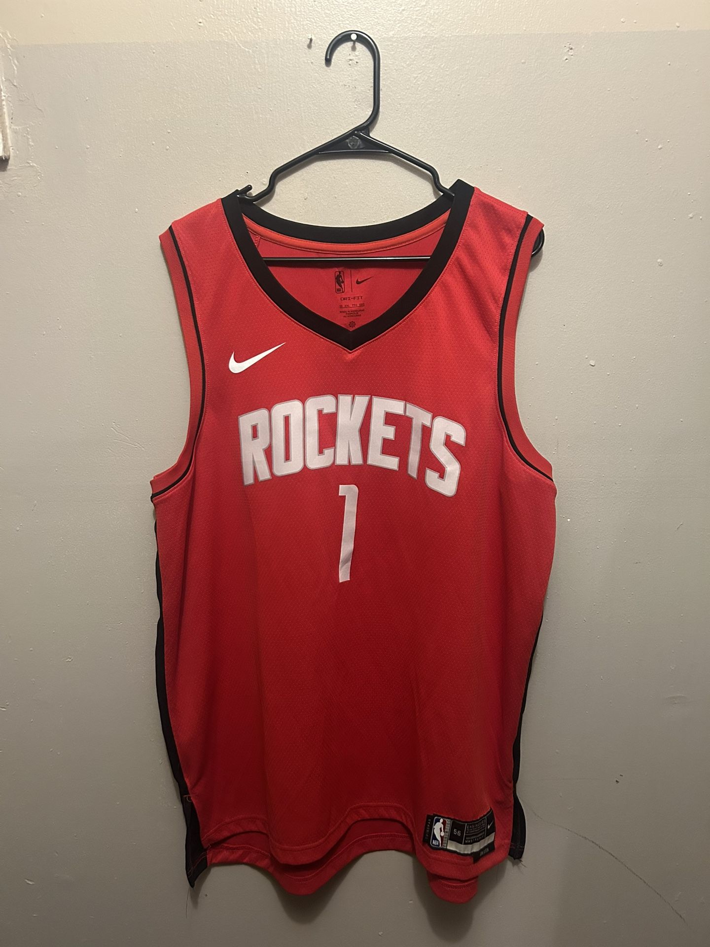 2XL AMEN THOMPSON HOUSTON ROCKETS JERSEY