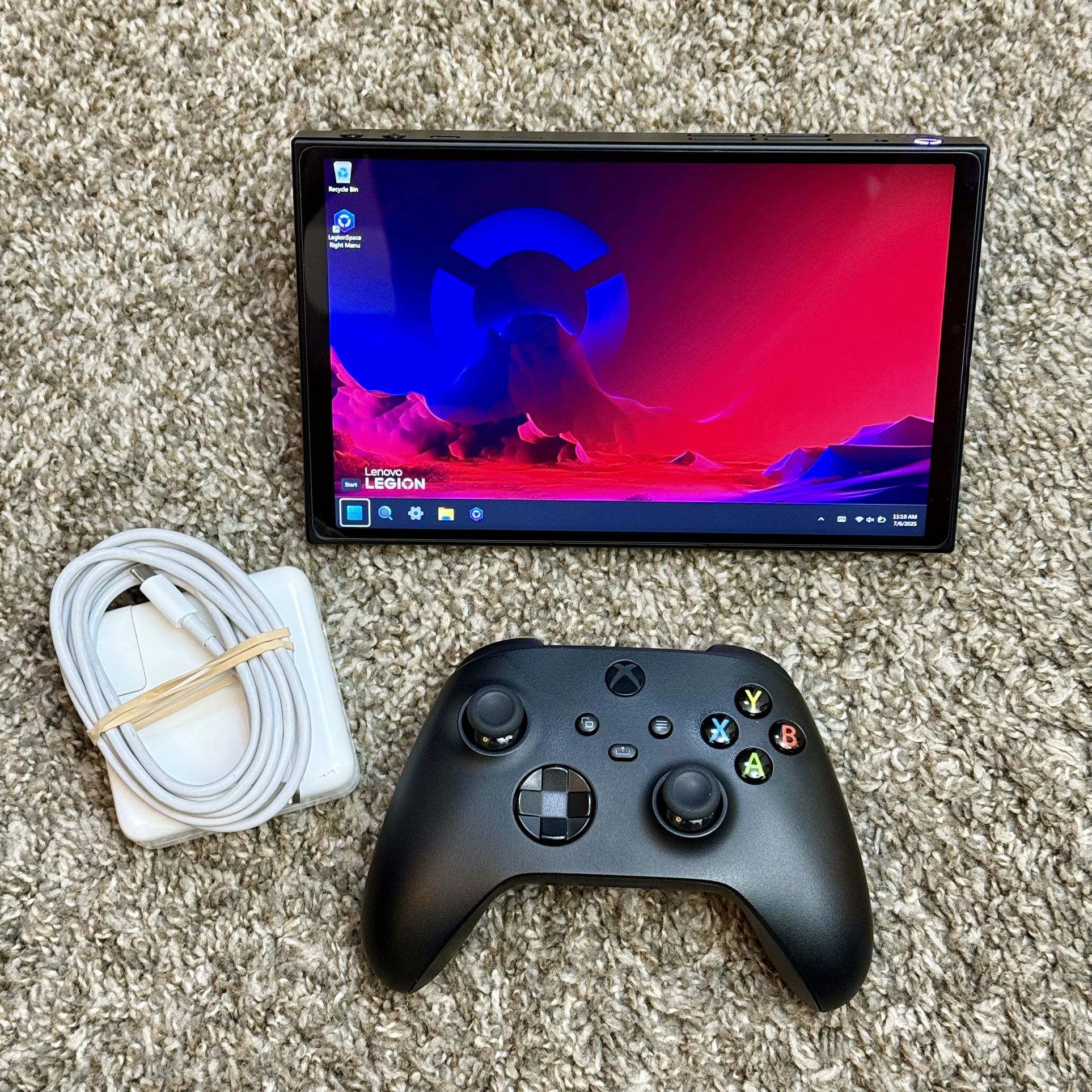Lenovo Legion Go Gaming handheld tablet only. Comes with official Xbox PC controller. 16gb ram. 1TB SSD. Excellent condition. Comes with charger and s
