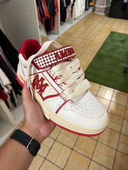 AMIRI WHITE AND RED NEW COLLECTION