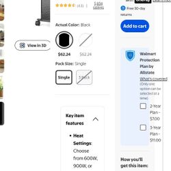 Main Stays Electric Radiator Heater