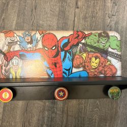 Hobby Lobby Marvel Room Decor Shelf And Hooks 