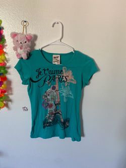 Blue Paris kids shirt