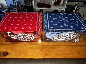 Custom Paisley Dunk Sneaker Boxes